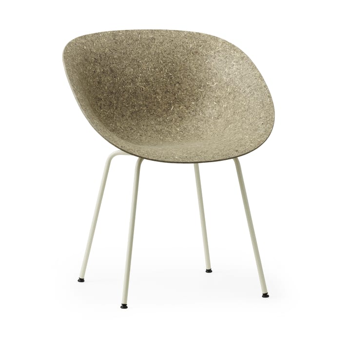 Mat Armchair karmstol - Seaweed-cream steel - Normann Copenhagen