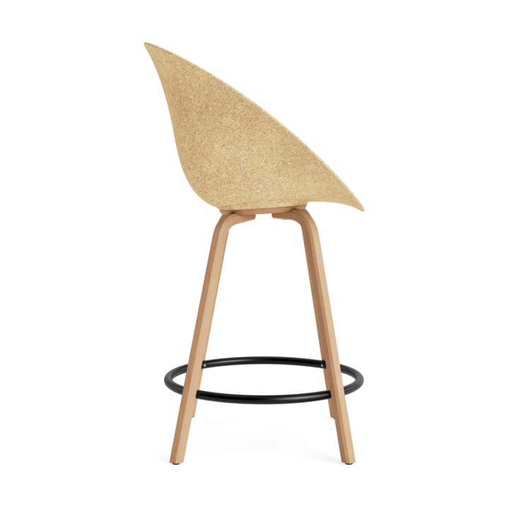 Mat Bar Armchair karmstol 65 cm, Hemp-beech-black steel Normann Copenhagen