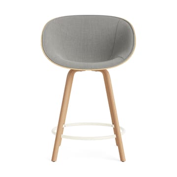 Mat Bar Armchair karmstol framsideklädd 65 cm - Remix 133-hemp-beech-cream steel - Normann Copenhagen