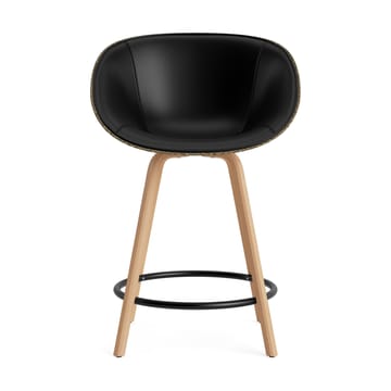 Mat Bar Armchair karmstol framsideklädd 65 cm - Ultra 41599-seaweed-beech-black steel - Normann Copenhagen
