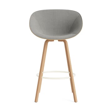 Mat Bar Armchair karmstol framsideklädd 75 cm - Remix 133-hemp-beech-cream steel - Normann Copenhagen
