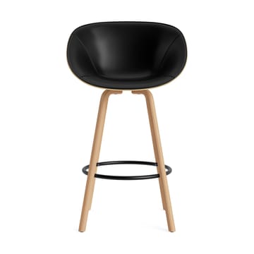 Mat Bar Armchair karmstol framsideklädd 75 cm - Ultra 41599-hemp-beech-black steel - Normann Copenhagen