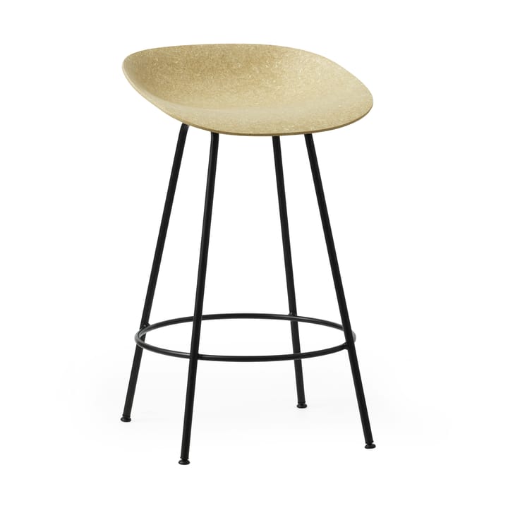 Mat Barstool barpall 65 cm, Hemp-black steel Normann Copenhagen