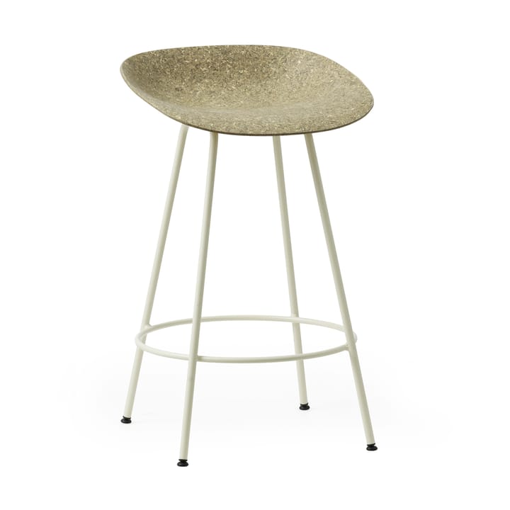 Mat Barstool barpall 65 cm, Seaweed-cream steel Normann Copenhagen