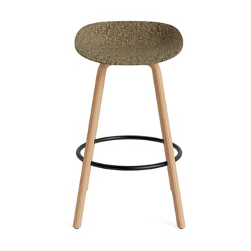 Mat Barstool barpall 75 cm - Seaweed-beech-black steel - Normann Copenhagen