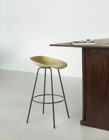 Mat Barstool barpall 75 cm - Seaweed-black steel - Normann Copenhagen