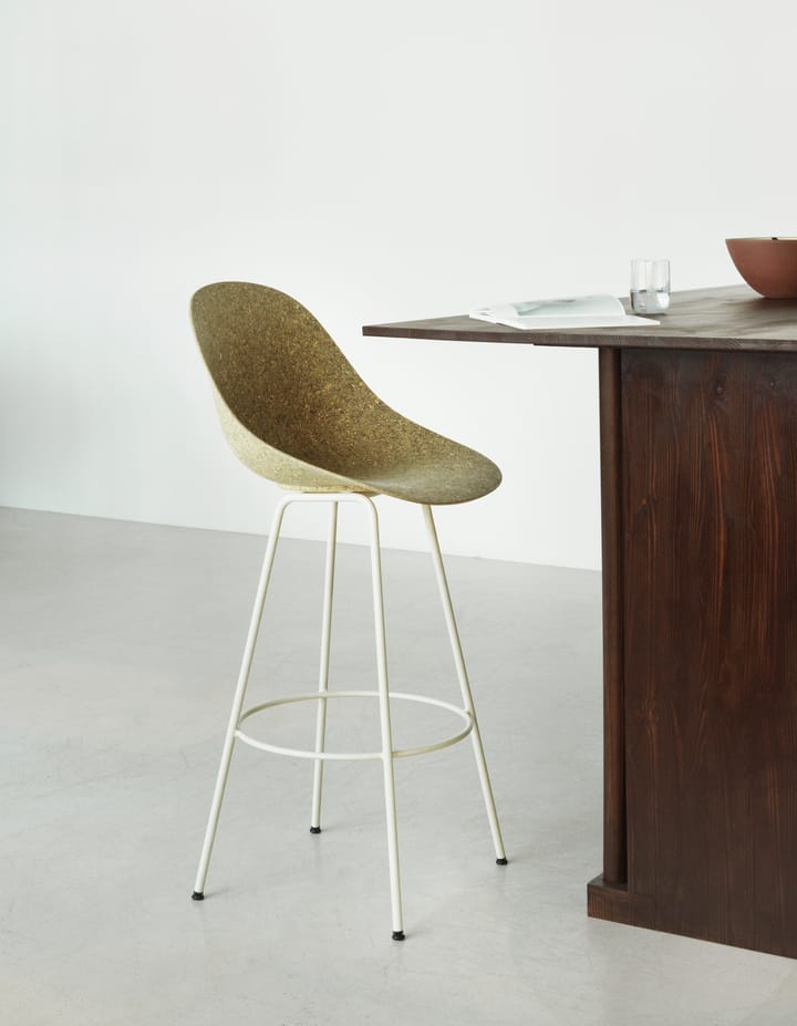 Mat Barstool barpall 75 cm, Seaweed-cream steel Normann Copenhagen