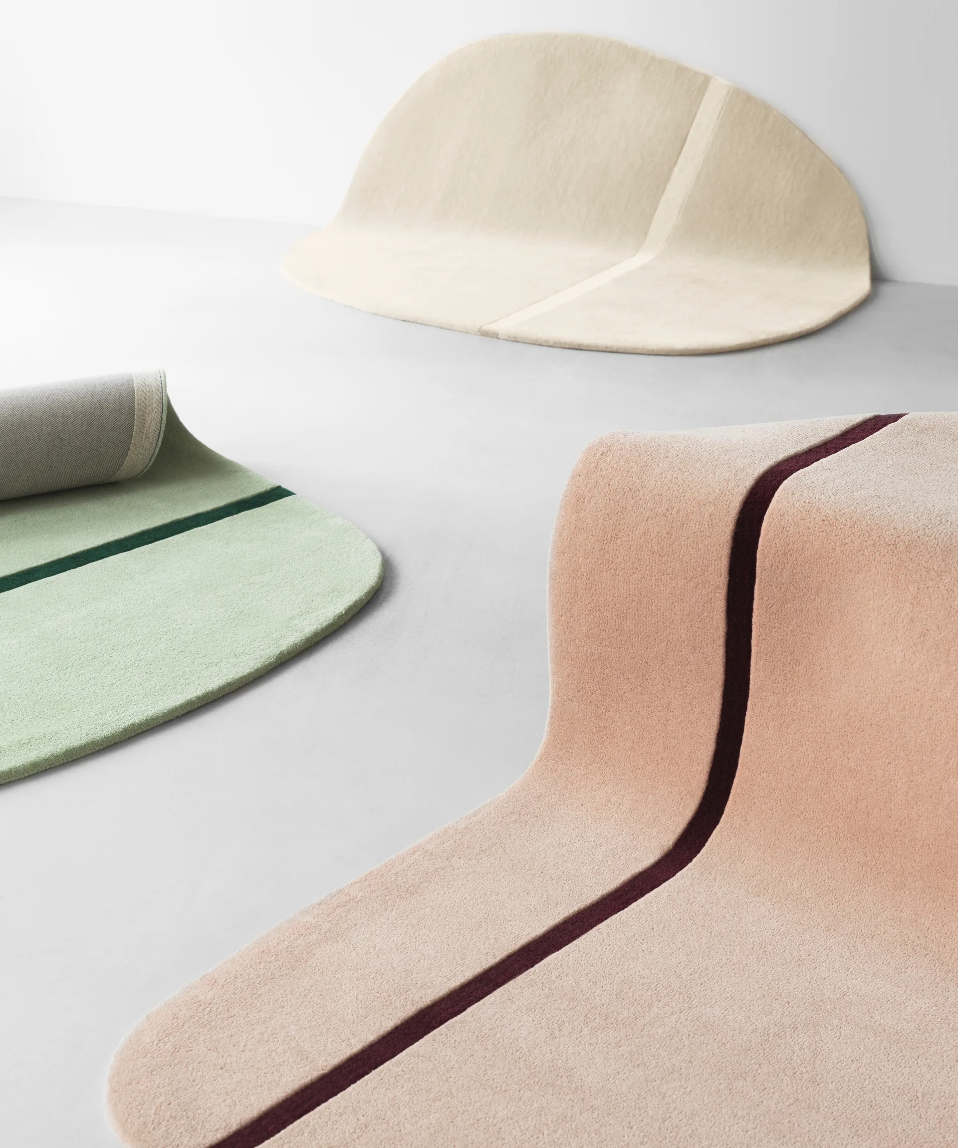 Oona matta 140x140 cm, Sand Normann Copenhagen