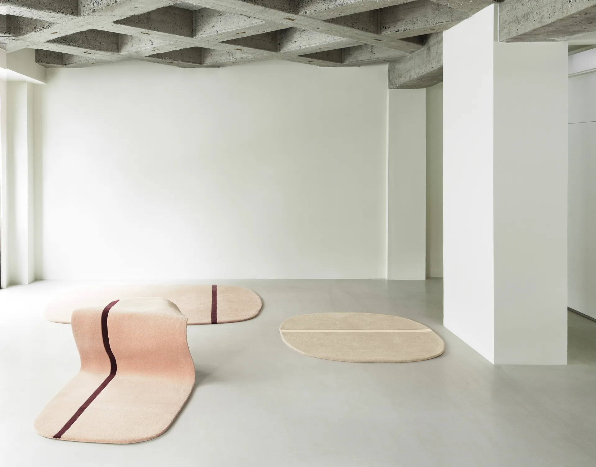 Oona matta 140x140 cm, Sand Normann Copenhagen