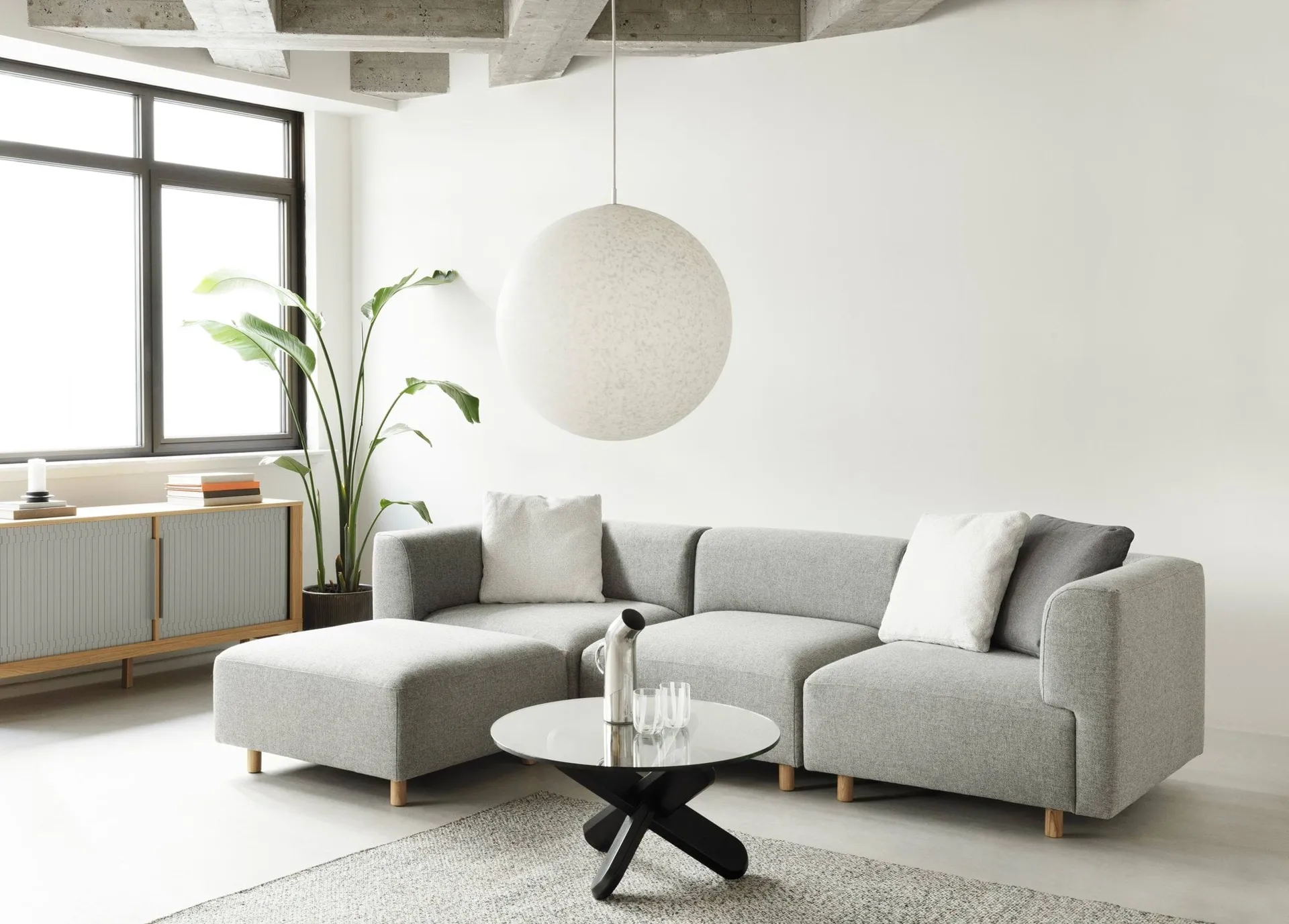 Pix pendel Ø60 cm, Vit Normann Copenhagen
