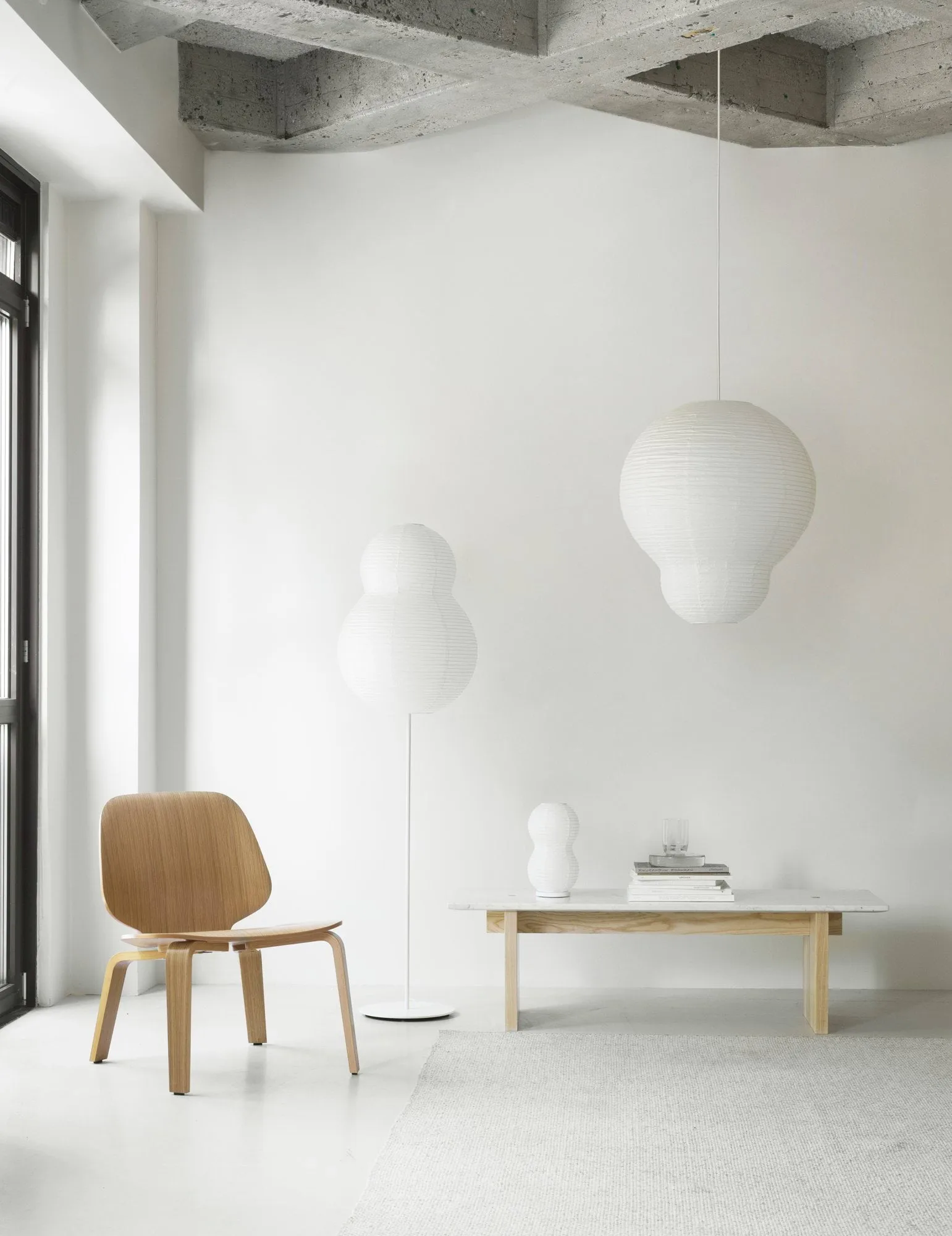 Puff Bubble lampskärm 35x50 cm, Vit Normann Copenhagen