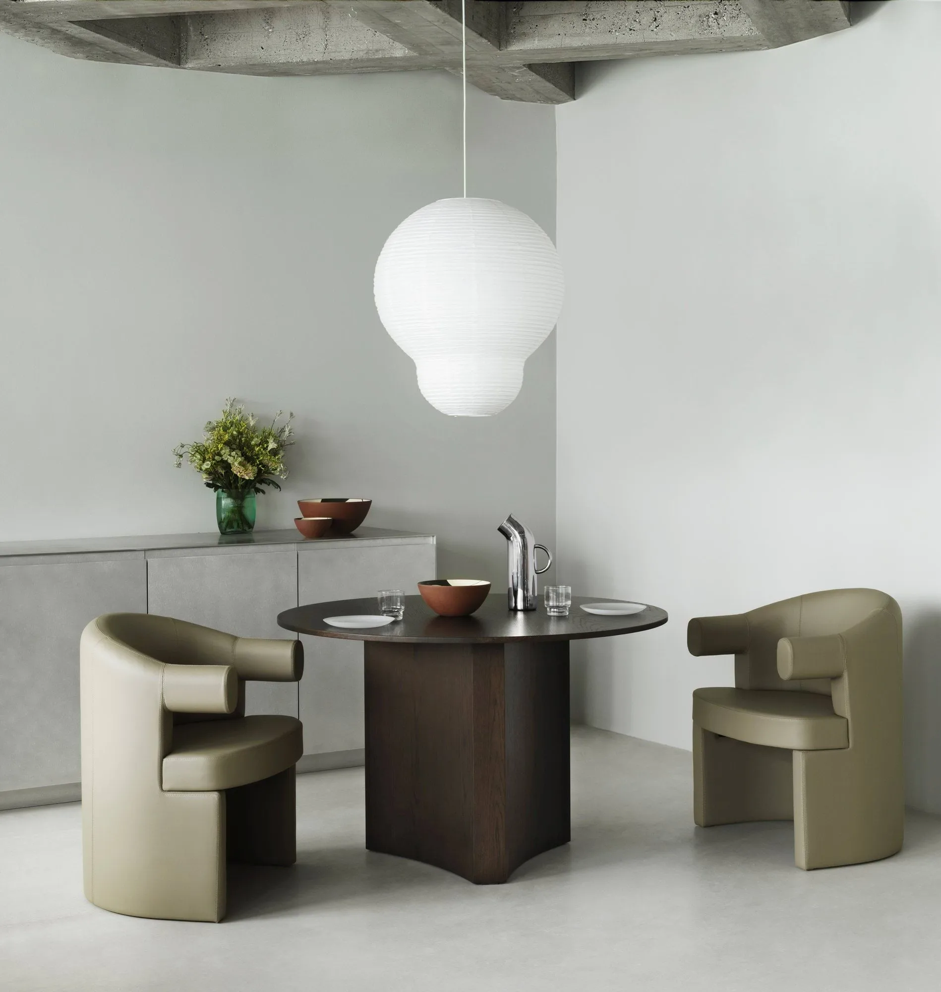 Puff Bulb lampskärm 60x75 cm, Vit Normann Copenhagen