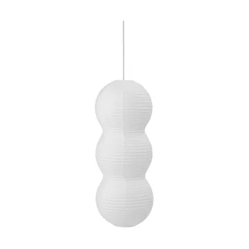 Puff Multitude lampskärm 23x60 cm - Vit - Normann Copenhagen