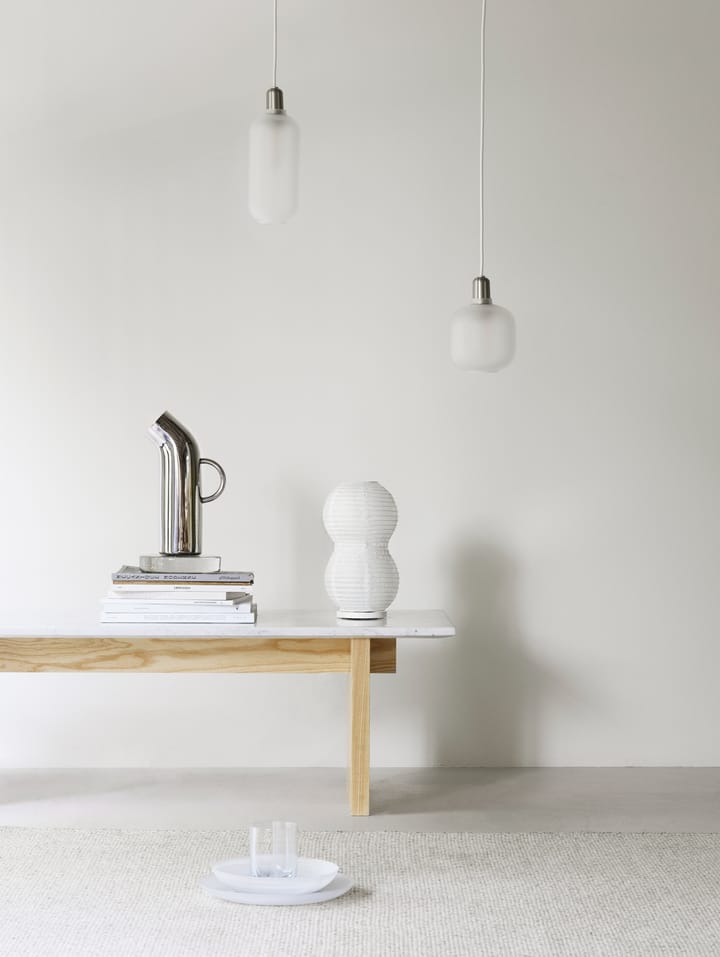 Puff Twist bordslampa 16x28,5 cm, Vit Normann Copenhagen