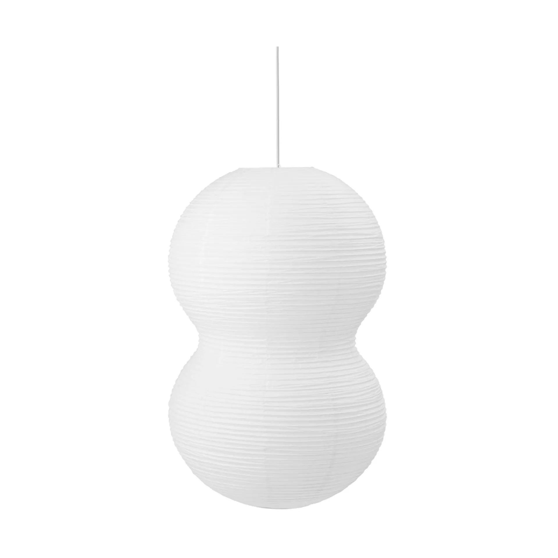 Puff Twist lampskärm 50x90 cm, Vit Normann Copenhagen