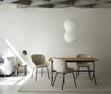 Puff Twist lampskärm 50x90 cm - Vit - Normann Copenhagen