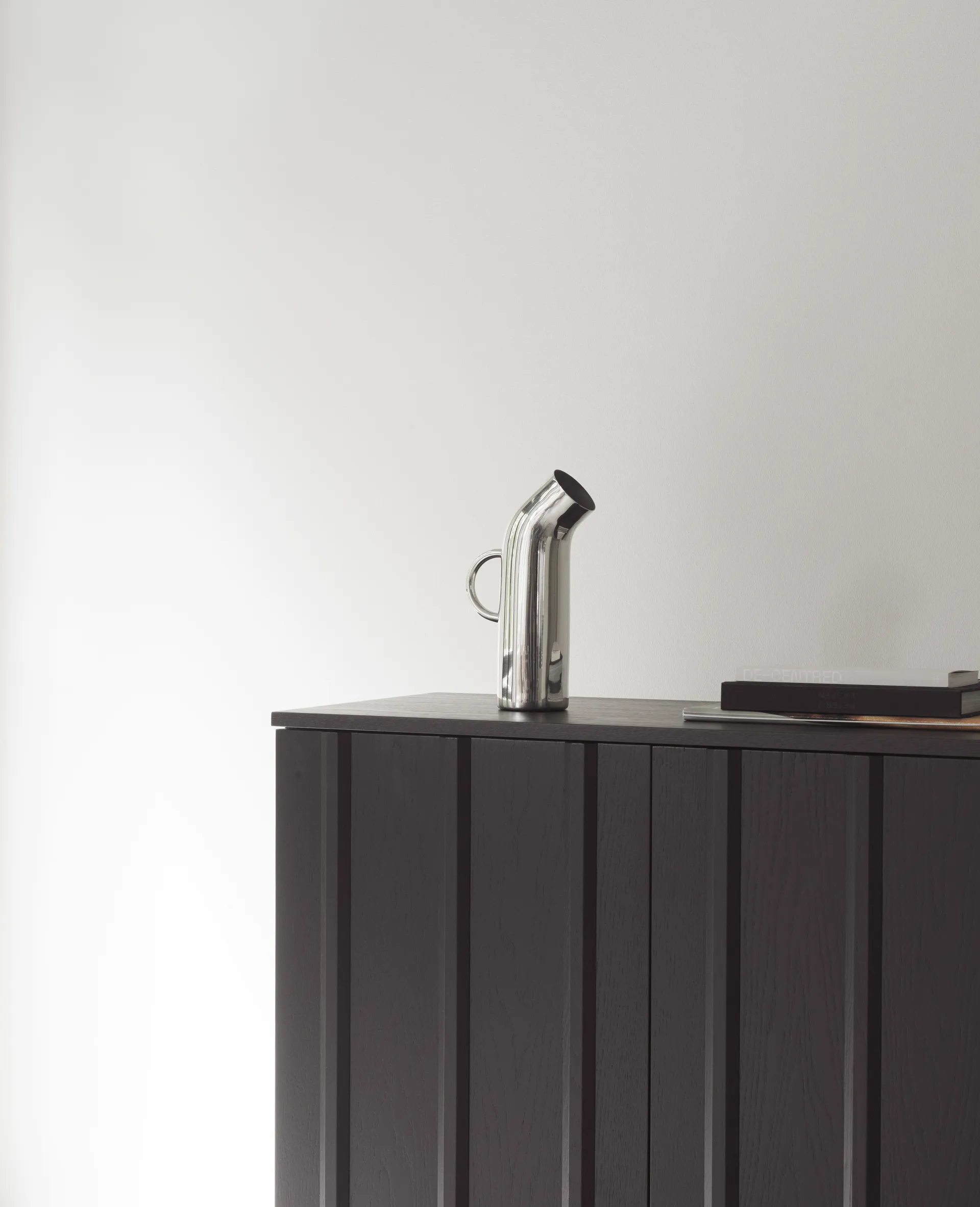 Rib skåp 96x98,5 cm, Soft Black Normann Copenhagen