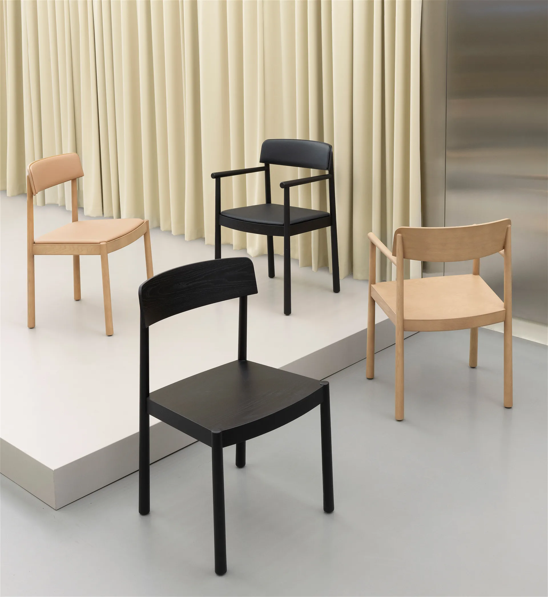 Timb stol, Black Normann Copenhagen