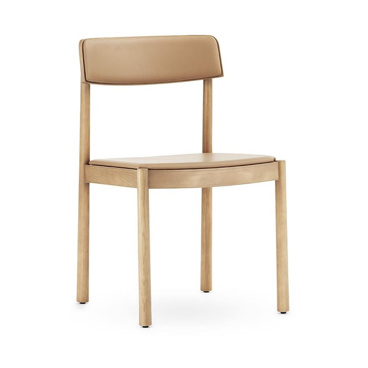 Timb stol med dyna, Tan/ Ultra Leather - Camel Normann Copenhagen