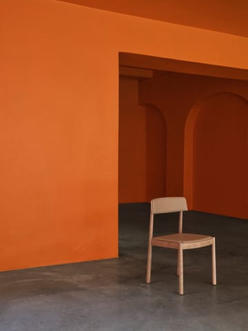 Timb stol med dyna - Tan/ Ultra Leather - Camel - Normann Copenhagen