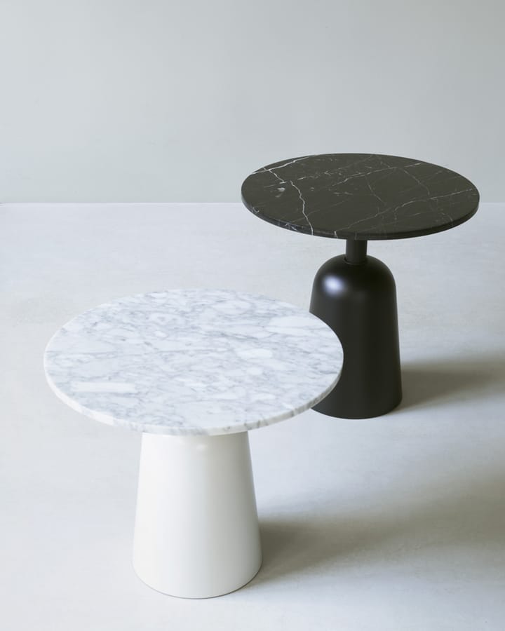 Turn justerbart bord Ø55 cm, Svart marmor Normann Copenhagen