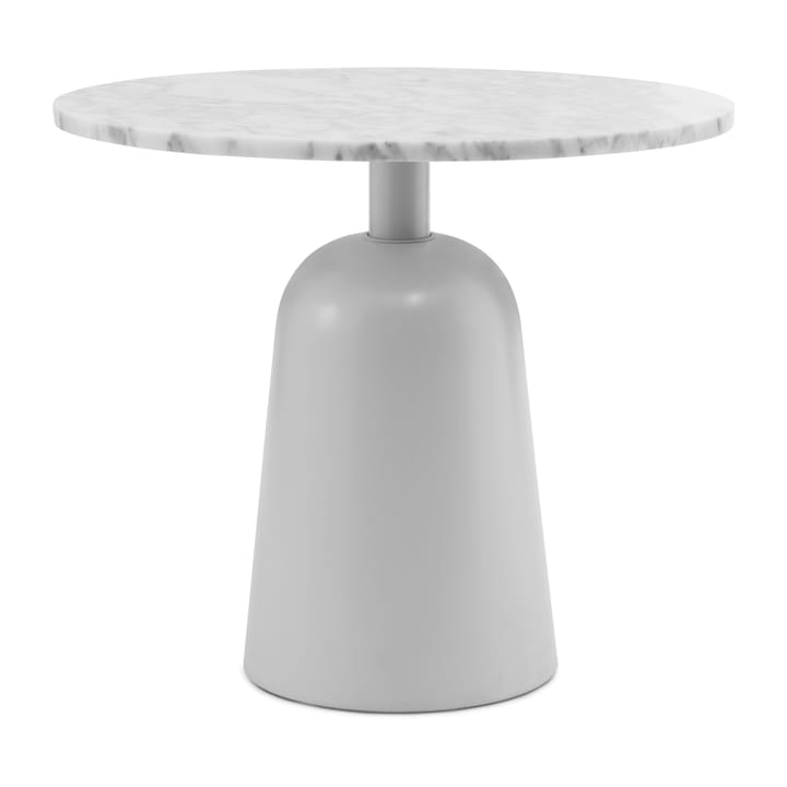 Turn justerbart bord Ø55 cm, Vit marmor Normann Copenhagen