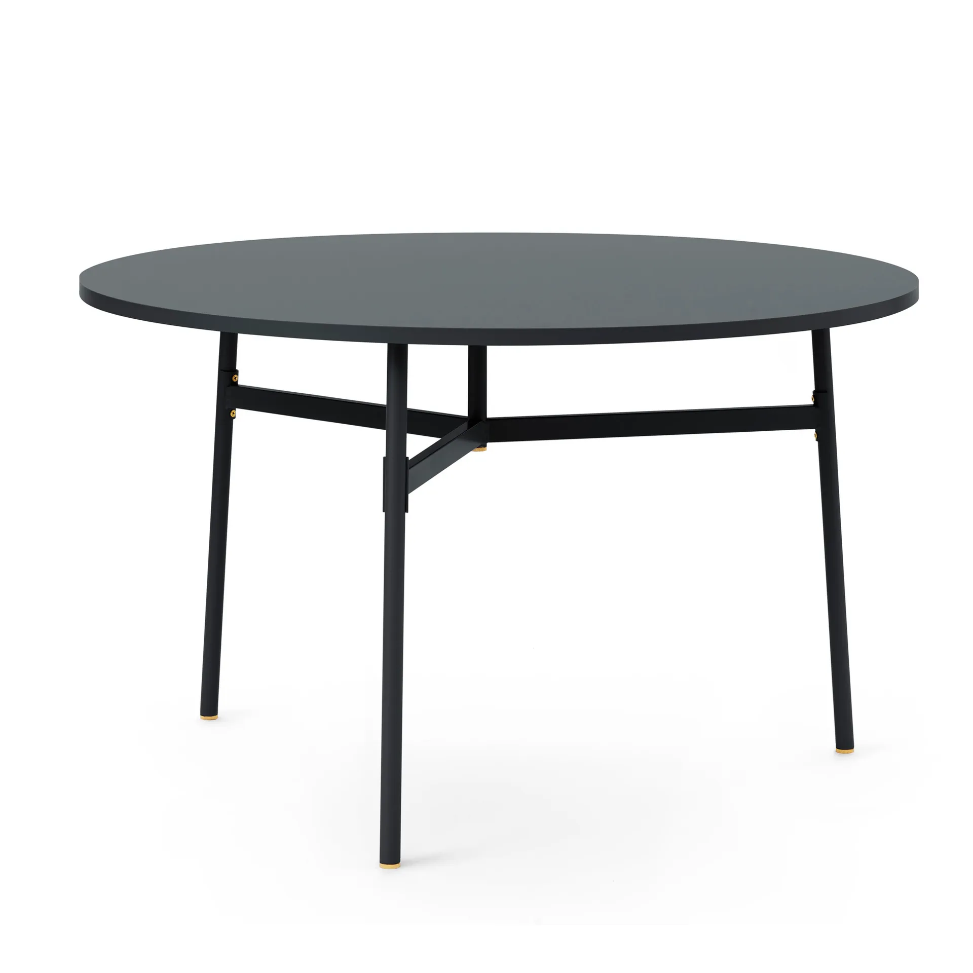 Union matbord Ø 120 cm, Svart Normann Copenhagen
