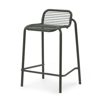 Läs mer om Normann Copenhagen Vig barstol 65 cm Green
