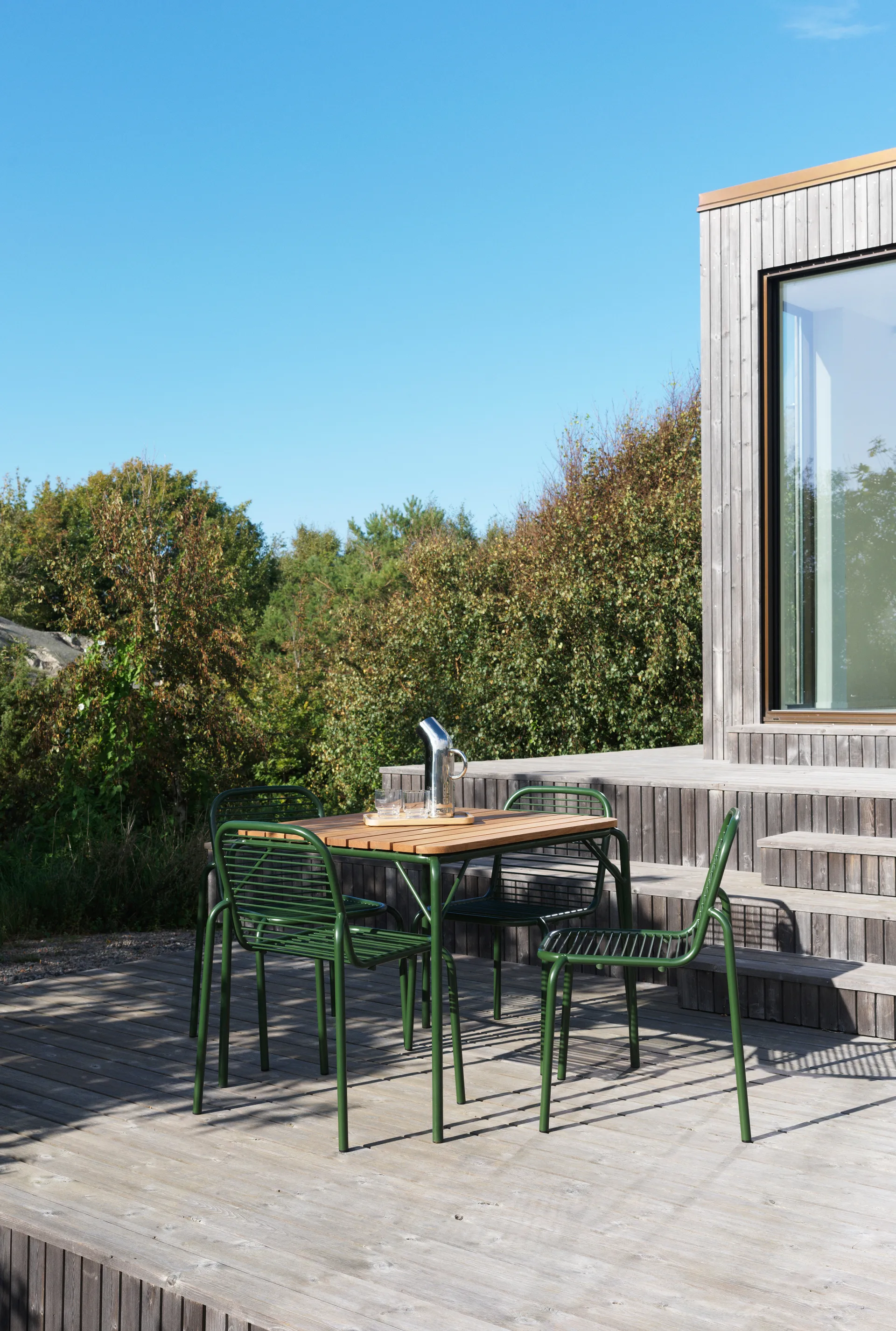 Vig Robinia bord 90x80 cm, Green Normann Copenhagen