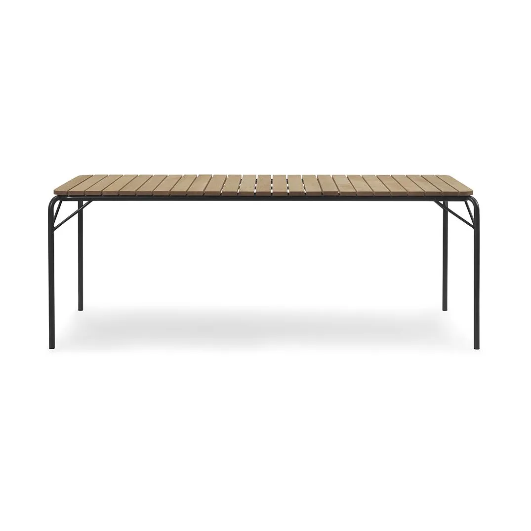 Vig Robinia matbord 90x200 cm, Black Normann Copenhagen