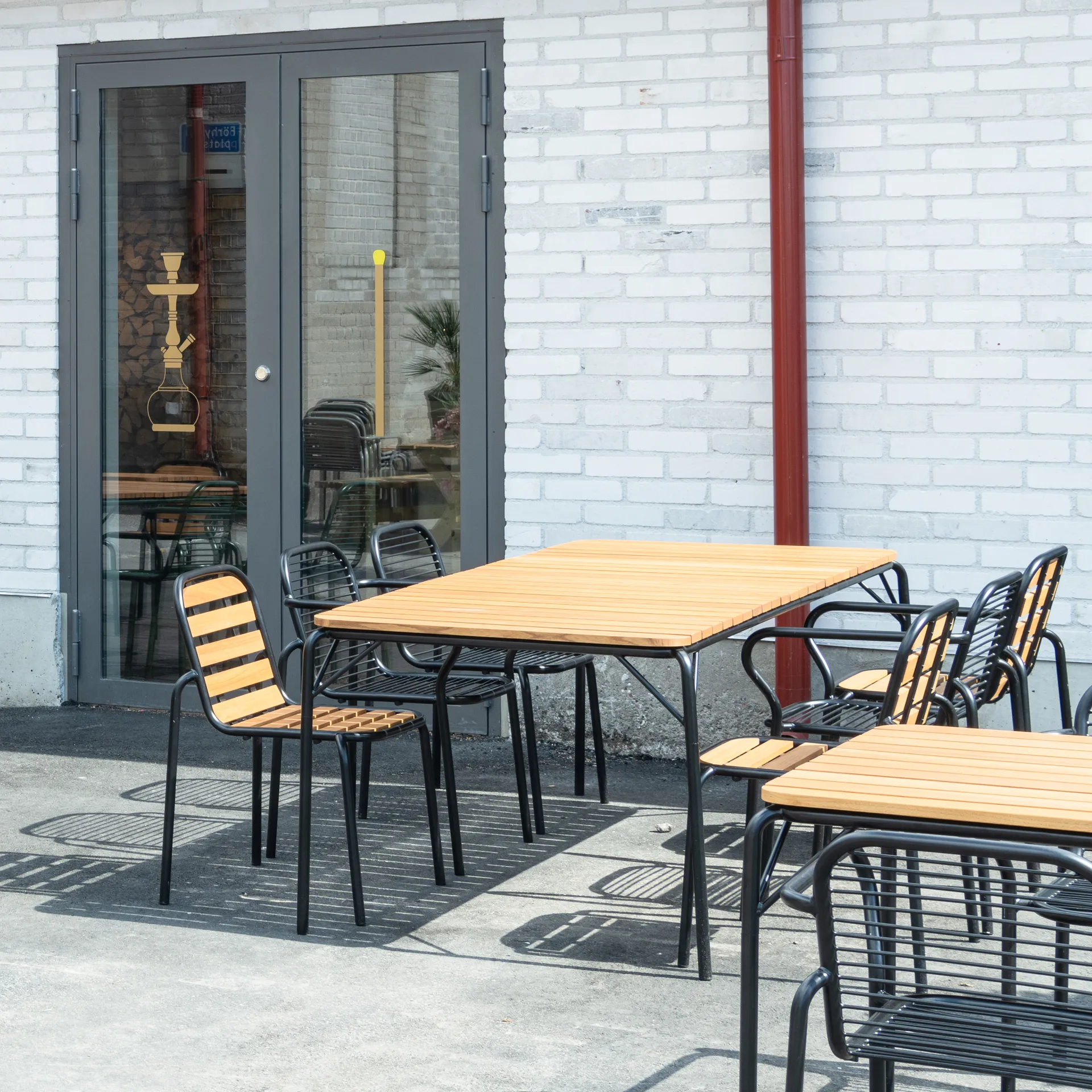 Vig Robinia matbord 90x200 cm, Black Normann Copenhagen