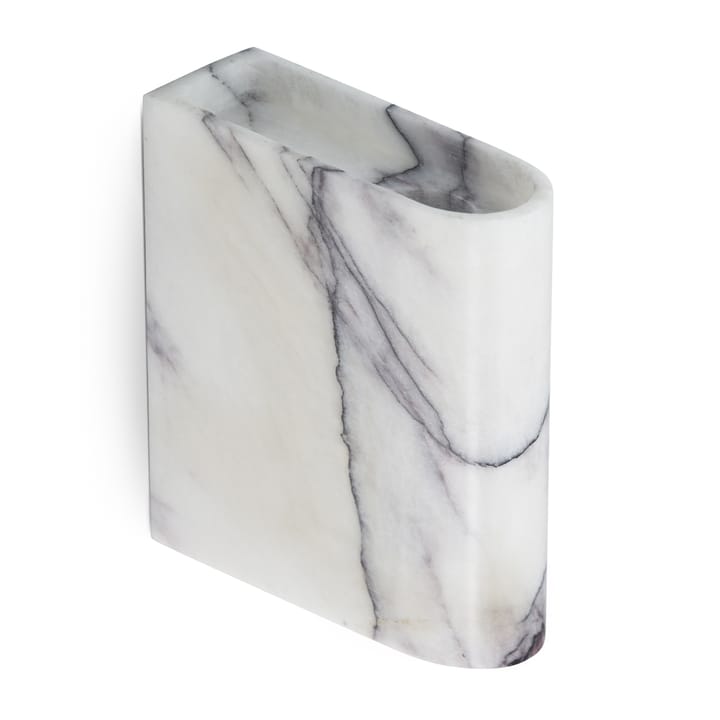 Monolith ljushållare vägg, Mixed white marble Northern