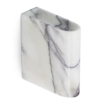 Northern Monolith ljushållare vägg Mixed white marble