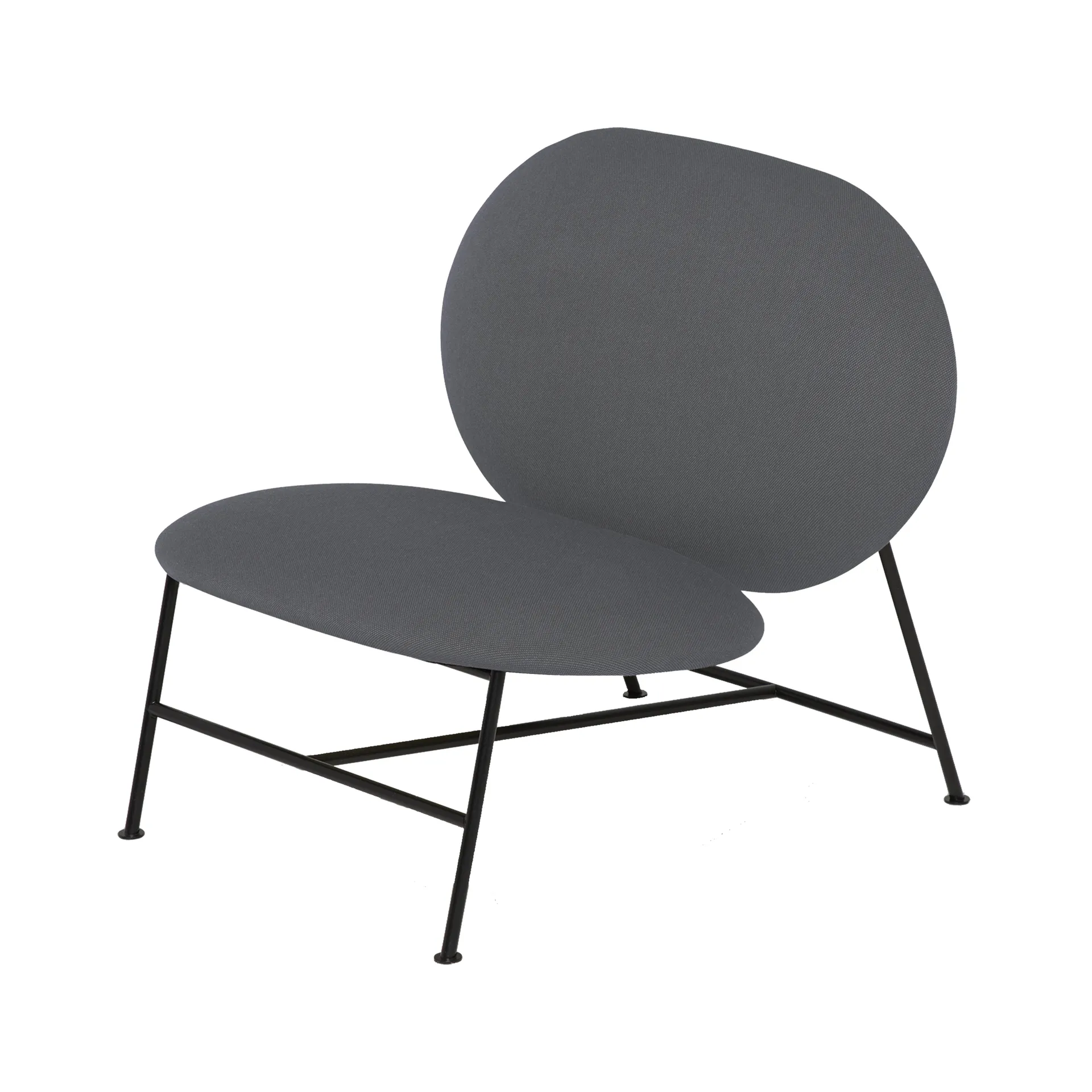 Oblong loungestol, grå Northern