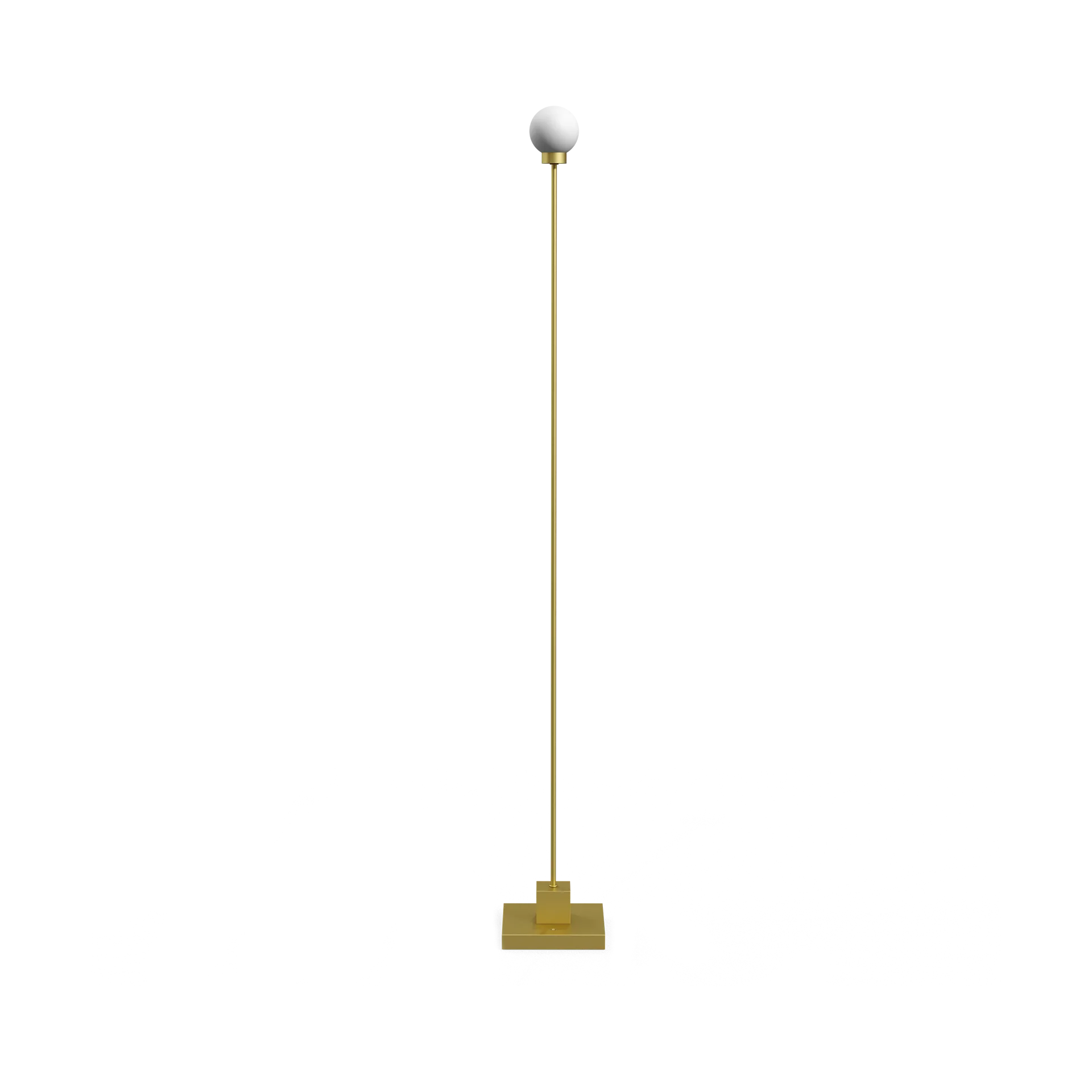 Snowball portabel golvlampa 122 cm, Mässing Northern