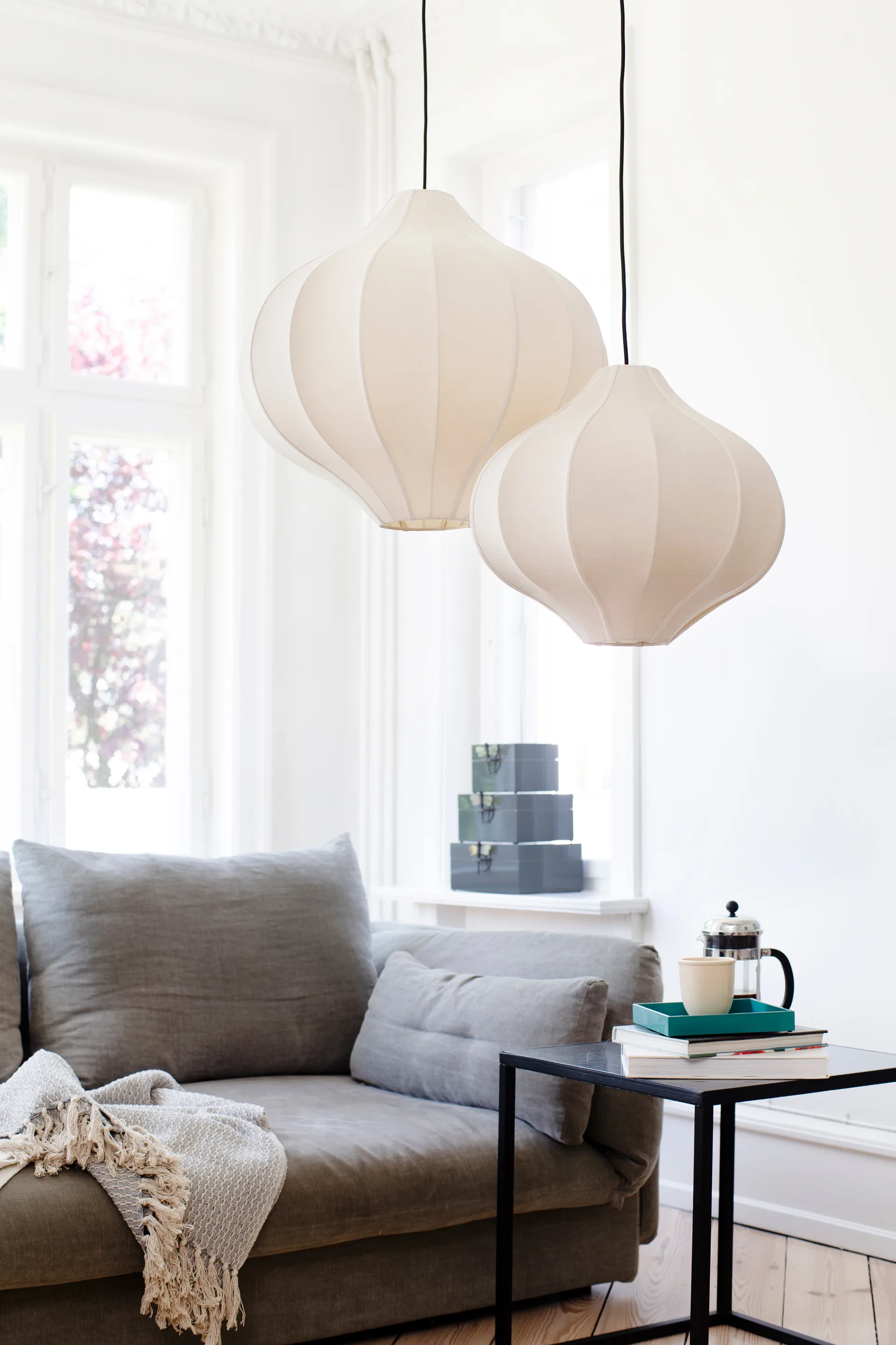 Indochina Classic Onion L lampskärm, Sand-sand Oi Soi Oi