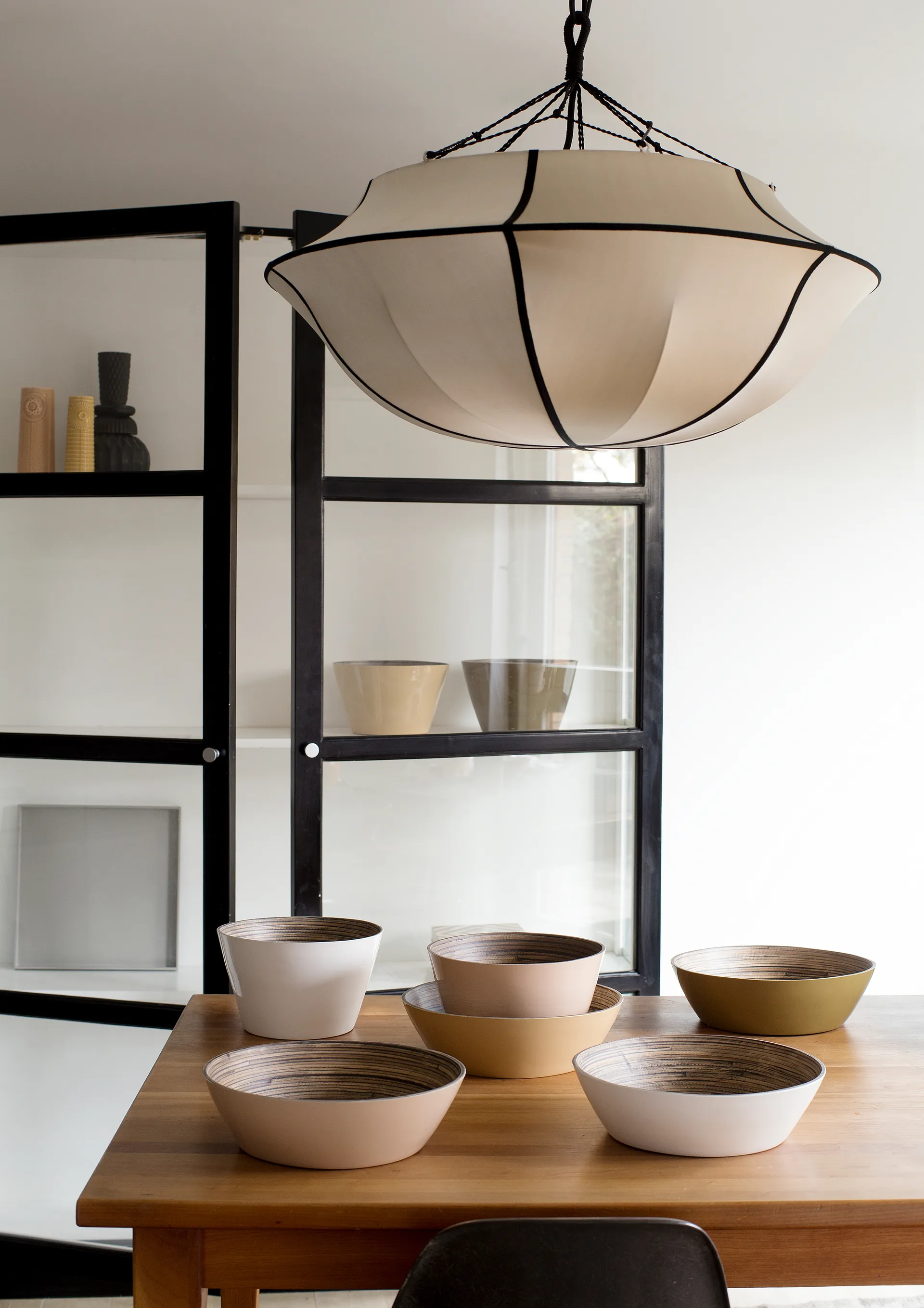 Indochina Classic Umbrella taklampa, Kit-black Oi Soi Oi