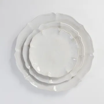 Judith stor middagstallrik Ø34 cm - Vit - Olsson & Jensen