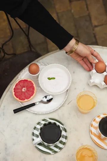 Monica kopp med fat - Grön - Olsson & Jensen