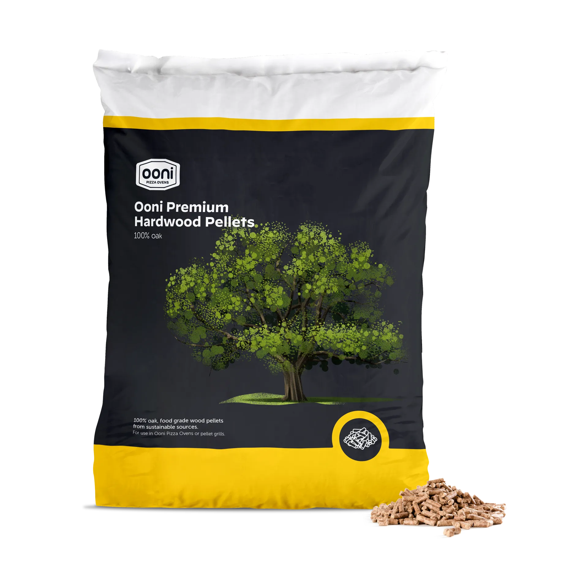 Ooni Premium Hardwood oak pellets, 10 kg Ooni