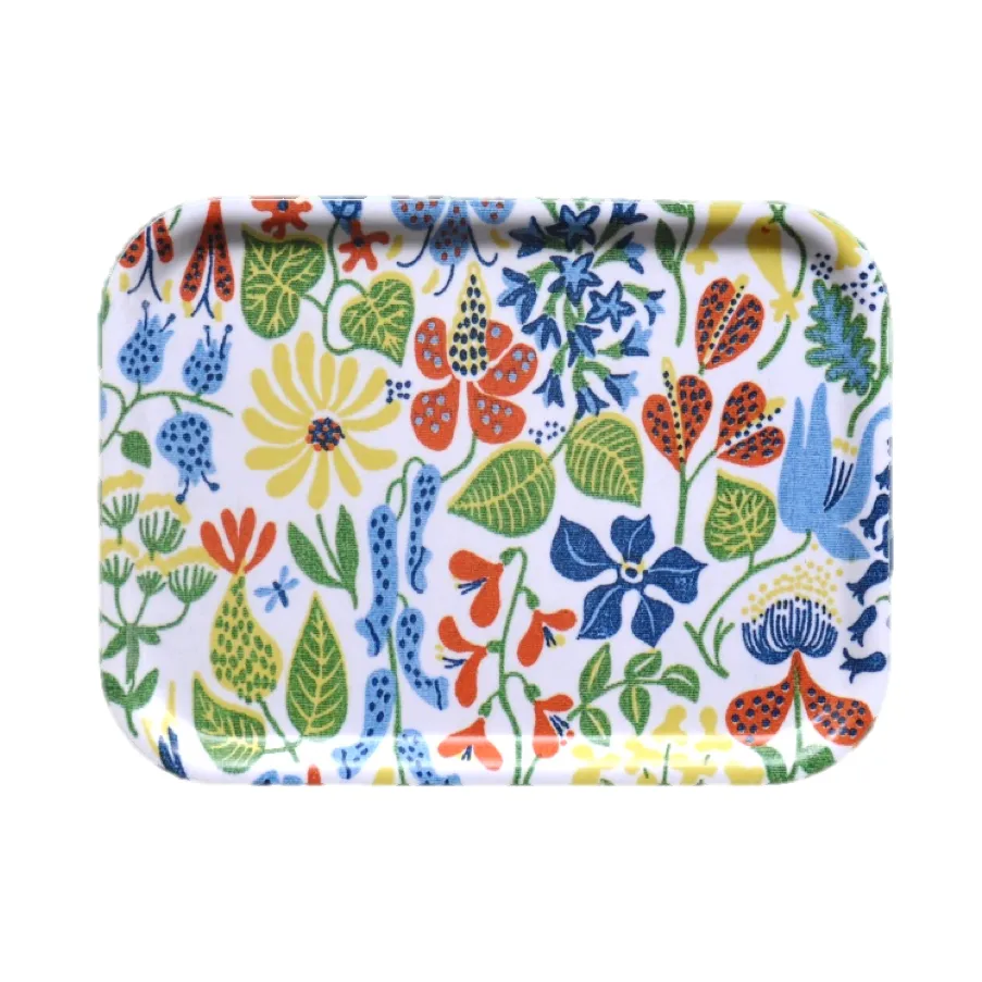 Opto Design Herbarium gul bricka, 27x20 cm