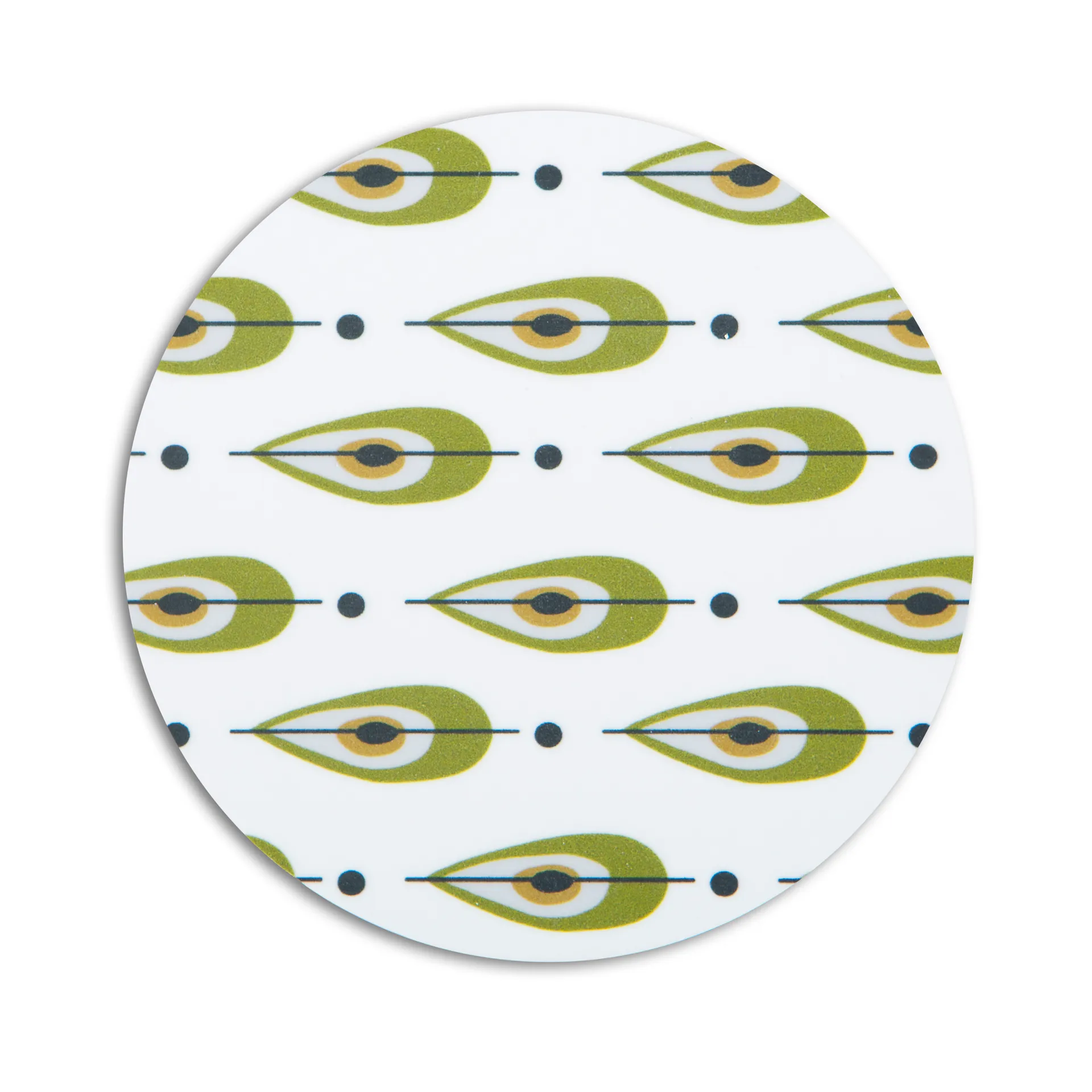 High Pears 1 grytunderlägg 21 cm, Olivgrön Opto Design