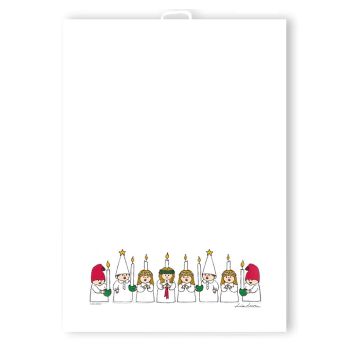 Lucia kökshandduk 50x70 cm, Vit Opto Design