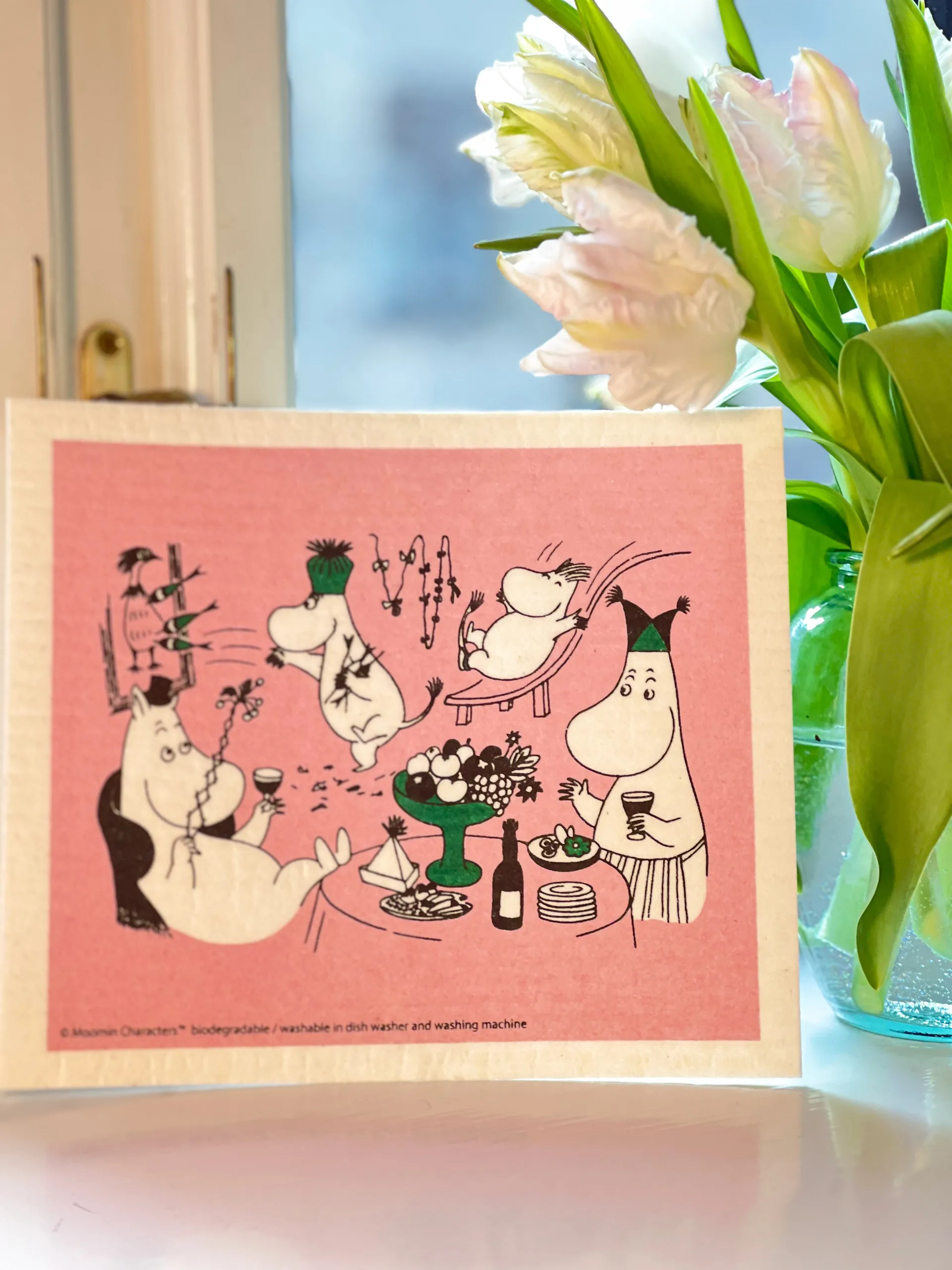 Moomin 80 disktrasa 17x20 cm, Rosa Opto Design