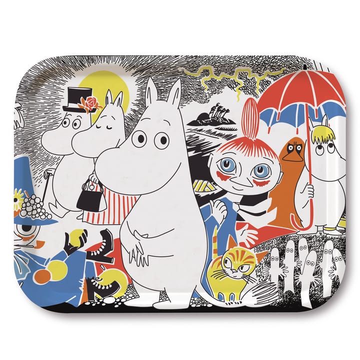 Moomin Comic Cover Nr1 bricka - 27x20 cm - Opto Design