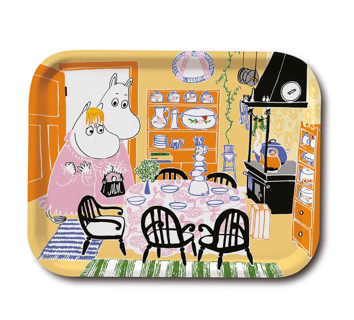 Moomin Kitchen bricka - Gul - Opto Design