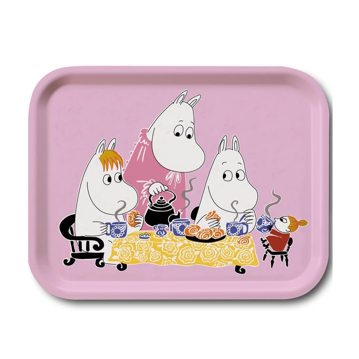 Moomin Teaparty bricka, rosa Opto Design