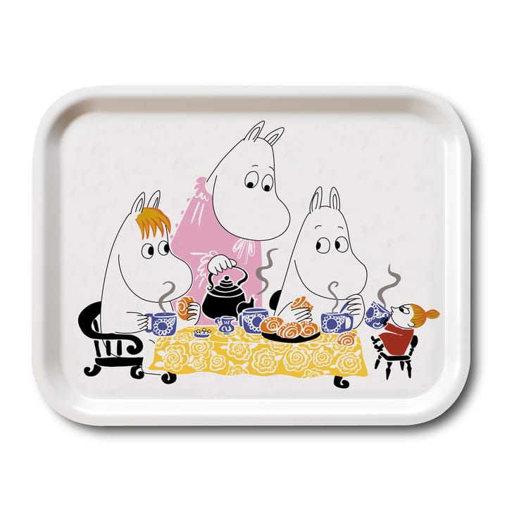 Moomin Teaparty bricka, vit Opto Design