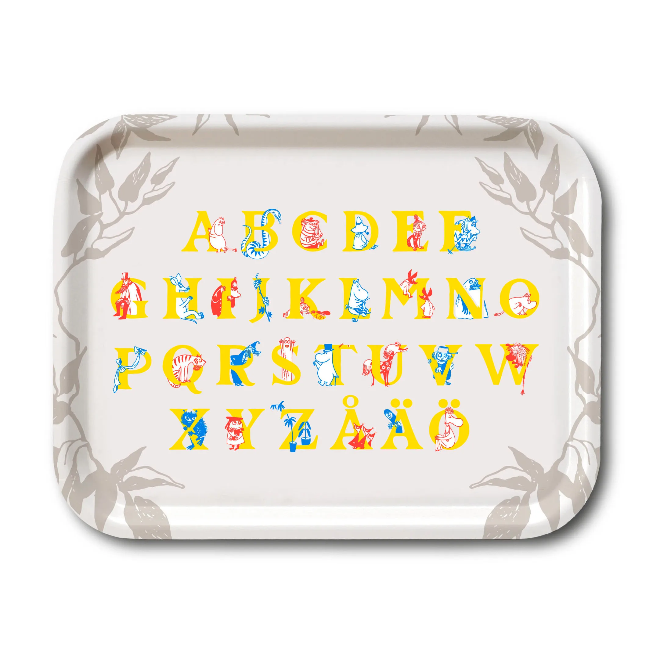 Opto Design Mumin ABC bricka, 20x27 cm
