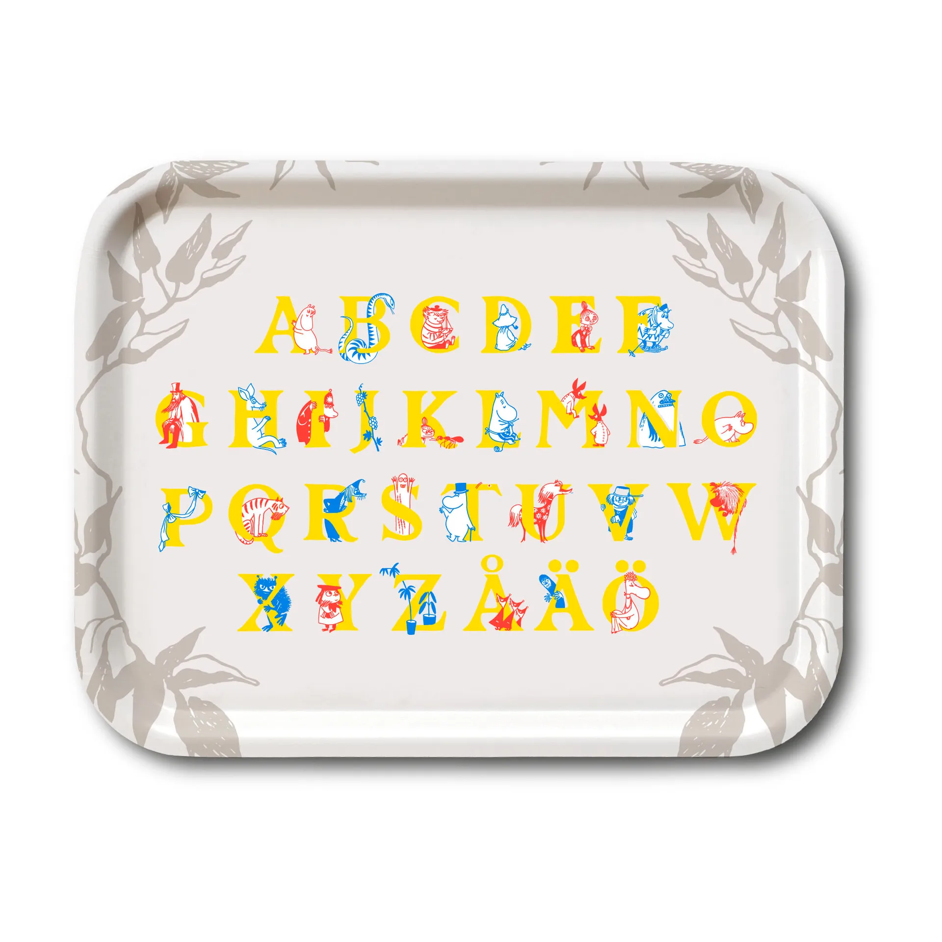 Mumin ABC bricka, 20x27 cm Opto Design